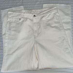 H&M Denim ultra high waist wide legs